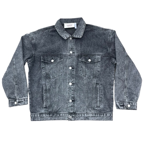 Black Looney Tunes Jean Jacket (L) - Picture 2 of 5